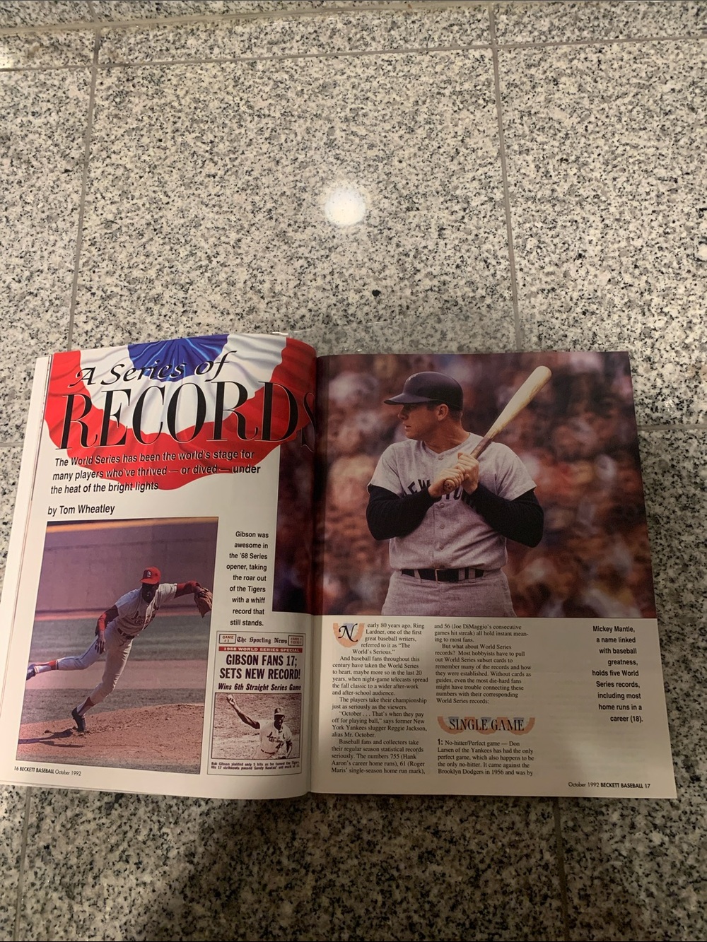 1989 Gary Sheffield Rookie Card In Case & 1992 Beckett Magazine Perfect Shape - Picture 9 of 10